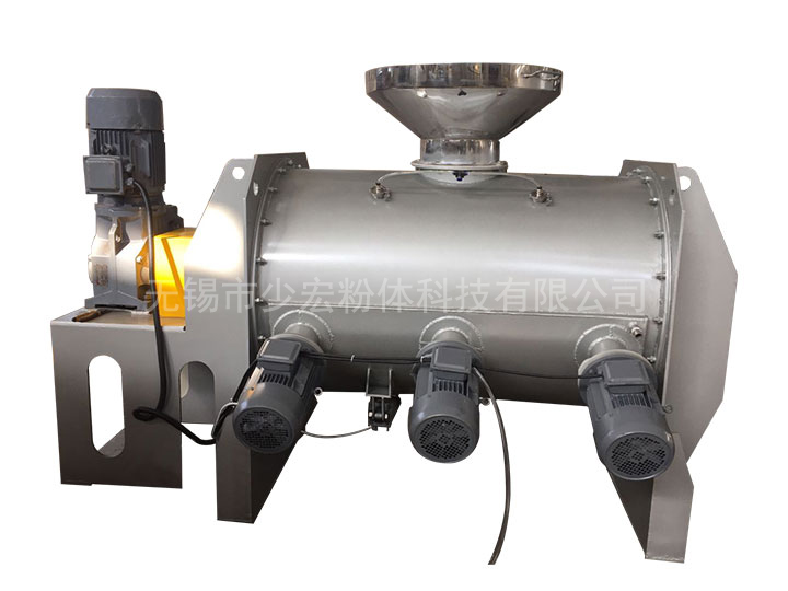 犁刀混合機(jī)配水冷夾套、噴液裝置